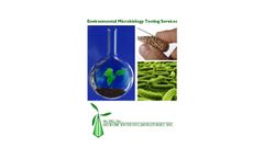 Environmental Microbiology Testing Services - Brochure