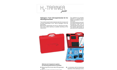 Trainer junior - Model H2 - Experiment System Brochure
