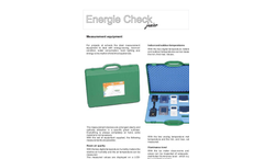 Energy Check junior - Energy Measuring Devices Brochure
