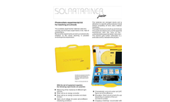 Solartrainer Junior - Photovoltaic Experiment System- Brochure