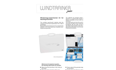 Windtrainer junior - Windenergy Experiment System- Brochure