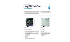 skyCONNi-Sun Universal Weather Sensor- Brochure