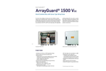 ArrayGuard - Model 1500 VDC - Combiner Box - Brochure