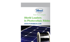 Ulbrich - Model LCR - Silver Light-Capturing Ribbon - Brochure