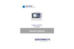 Servomex DF-560E NanoTrace - DF High Purity Gas Analyzers - Operator Manual