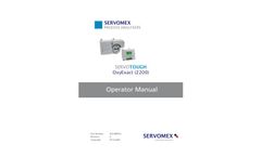 SERVOTOUGH OxyExact 2200 Hazardous Area Gas Analyzers - Operator Manual