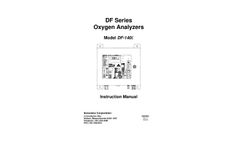 SERVOTOUGH DF-140E Hazardous Area Gas Analyzers - Instruction Manual