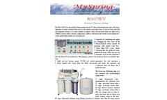 MySpring - Model RO-475 - Reverse Osmosis System - Brochure