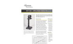 Sinton - Model BLS-l/BCT-400 - Measurement Systems for Bulk Silicon - Brochure