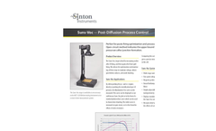 Sinton - Model WCT-120/WCT-120MX - i Standard Offline Wafer Lifetime Tool - Brochure