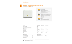 SUNBOX - Model PVS-8MH-DB/PVS-12MH-DB/PVS-16MH-DB - PV Combiner Box for 1500 VDC System - Datasheet