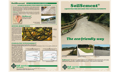 SoilSement - Liquid Polymer Emulsion For Natural Pavements - Brochure
