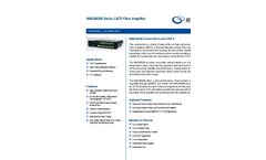 NMOA 8200 Series CATV Amplifier- Brochure