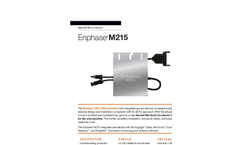Microinverters M215- Brochure