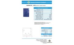 Surana - Model SVL-M30 - Mono/Multi-Crystalline PV Module - Brochure
