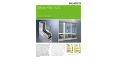 Schuco - Model AWS 112 IC - Window - Brochure