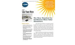 TriSOL - Solar Power Meter - Brochure