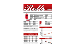 Rolls - 2 KS 33P - Flooded Deep Cycle Batteries Datasheet