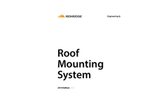 Pitched Roof Mounting System Brochure
