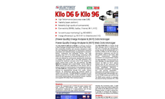 KILO - Model PFNK9-1Q7Q9-0MM - Energy Analyzer & Data Manager Brochure