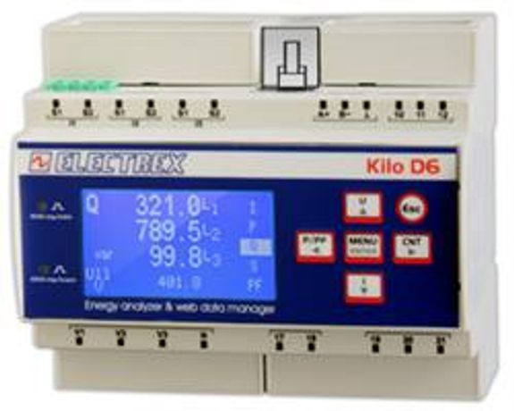 KILO D6 - Model PFNK6-1H7Q9-0M0 - Energy Analyzer & Data Manager