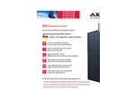 AXIblackpremium - Monocrystalline Solar Module Brochure