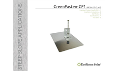 GreenFasten - Model GF1 - Bracket System Brochure