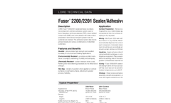 LORD Fusor - Model 2200/2201 - Sealer/Adhesive Datasheet