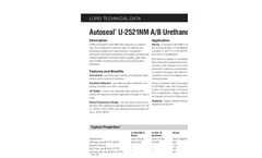 Autoseal - Model U-2521NM A/B - Urethane Datasheet