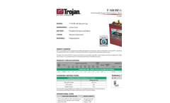 Trojan Battery - Model J305P-AC - Deep-Cycle Flooded Battery Datasheet