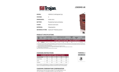 Trojan Battery - Model J305HG-AC - Deep-Cycle Flooded Battery Datasheet