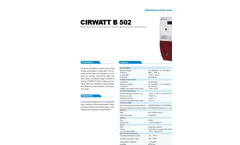 CIRWATT - Model B502 - Three-Phase Energy Meters Brochure