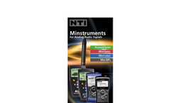 Minilyzer - ML1 - Handheld Audio Analyzer - Leaflet