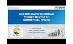 Rapid Shutdown Requirements Webinar Michael Nieman Video