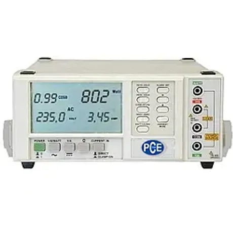 PCE - Model PCE-PA6000 - 1-Phase Power Meter for Electrical Measurement