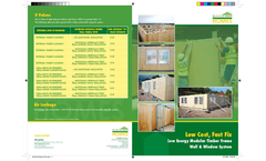 Modular Timber Frame Wall & Windows Brochure