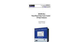 NOVAR 26xx - Three-Phase Power Factor Controllers & Power Analyzers Manual