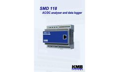 SMD 118 - AC/DC Analyser and Data Logger for Energy Management Systems Datasheet