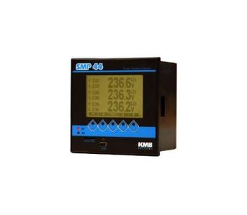Model SMP and SMPQ - Power-Voltage Quality Analyser for Panel