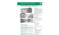 E-Houses / Electrical Modular Building / Switch Houses- Brochure