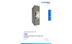 Ormacontainer - Model cpg.0 - Modular Single Busbar Switchgears - Brochure