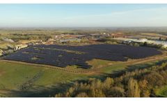 Ground Mount Solar Installed on Landfill Site for Veolia by Olympus Power Ltd - Video