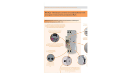 Residual Current Circuit Breaker  RCBO KZS 2M2p- Brochure