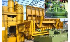 Hua-Wei - Model 600T/1000T/1250T/1500T/2000T - Automatic Hydraulic Swing-Cut Scrap Shear