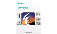 Power Amplifier for Real Time Digital Simulation - Brochure
