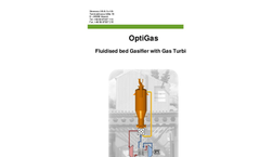 OptiGas - Air / Steam Blown Gasifier With Gas Turbine Brochure