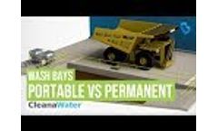 What is a Wash Bay - Portable Wash Bay vs Permanent Wash Bay Equipment Video
