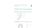 Brightgreen - Model D550 SH - Curve LED Downlight Brochure