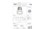 Curve - D900 - LED Downlight With A Circular Beam Data Sheet