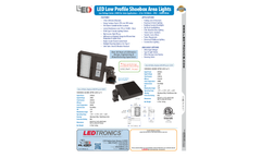 LEDtronics - Model SBX001-150W-XPW-24V - Low Voltage Street Lights Brochure